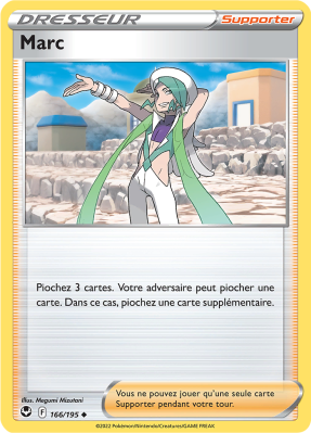 Carte Pokémon Marc 166/195 Peu commune Tempête Argentée