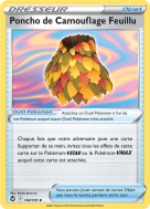 Carte Pokémon Poncho de Camouflage Feuillu 160/195 Peu commune Tempête Argentée