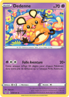 Carte Pokémon Dedenne 078/189 Peu commune Ténèbres Embrasées