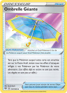 Carte Pokémon Ombrelle Géante 157/189 Peu commune Ténèbres Embrasées