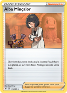 Carte Pokémon Alba Minçalor 149/185 Peu commune Voltage Éclatant