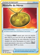 Carte Pokémon Médaille du Héros 152/185 Peu commune Voltage Éclatant