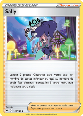 Carte Pokémon Sally 158/185 Peu commune Voltage Éclatant