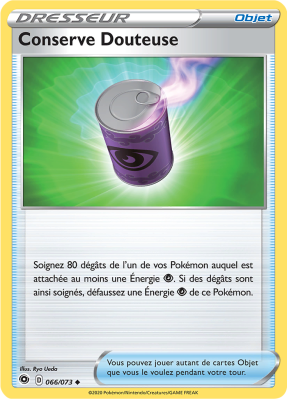 Carte Pokémon Conserve Douteuse 066/073 Peu commune La Voie du Maître