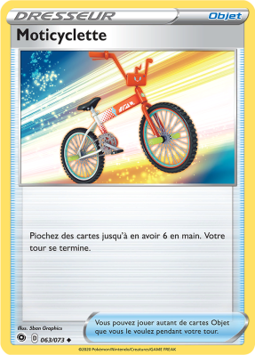 Carte Pokémon Moticyclette 063/073 Peu commune La Voie du Maître