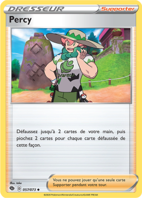 Carte Pokémon Percy 057/073 Peu commune La Voie du Maître