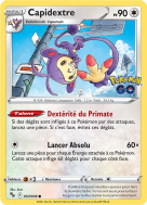 Carte Pokémon Capidextre 057/078 Peu commune Pokémon GO (JCC)