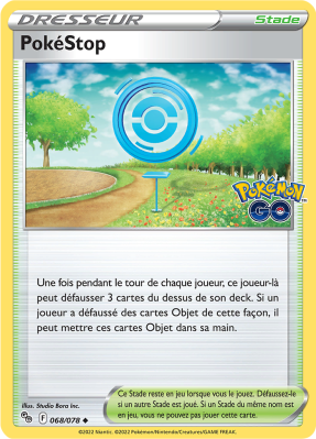 Carte Pokémon PokéStop 068/078 Peu commune Pokémon GO (JCC)