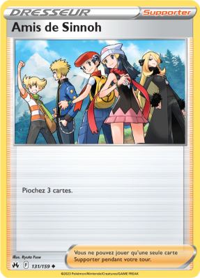 Carte Pokémon Amis de Sinnoh 131/159 Peu commune Zénith Suprême