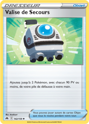 Carte Pokémon Valise de Secours 142/159 Peu commune Zénith Suprême