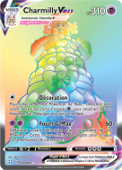 Carte Pokémon Charmilly-VMAX 073/072 Rainbow Destinées Radieuses