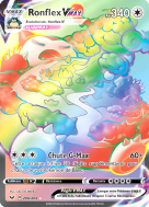 Carte Pokémon Ronflex-VMAX 206/202 Rainbow Épée et Bouclier (JCC)