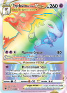 Carte Pokémon Typhlosion de Hisui-VSTAR 193/189 Rainbow Astres Radieux