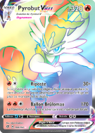 Carte Pokémon Pyrobut-VMAX 194/192 Rainbow Clash des Rebelles