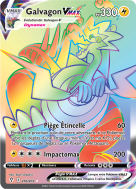 Carte Pokémon Galvagon-VMAX 210/203 Rainbow Évolution Céleste