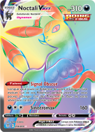 Carte Pokémon Noctali-VMAX 214/203 Rainbow Évolution Céleste