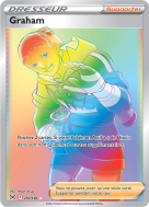 Carte Pokémon Graham 207/196 Rainbow Origine Perdue