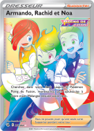 Carte Pokémon Armando, Rachid et Noa 273/264 Rainbow Poing de Fusion