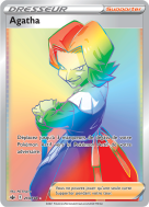 Carte Pokémon Agatha 210/198 Rainbow Règne de Glace
