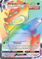 Carte Pokémon Roigada de Galar-VMAX 207/198 Rainbow Règne de Glace