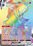 Carte Pokémon Sylveroy Cavalier d'Effroi-VMAX 204/198 Rainbow Règne de Glace
