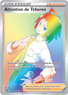 Carte Pokémon Attention de Tcheren 177/172 Rainbow Stars Étincelantes