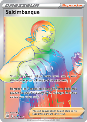 Carte Pokémon Saltimbanque 179/172 Rainbow Stars Étincelantes