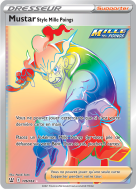 Carte Pokémon Mustar Style Mille Poings 176/163 Rainbow Styles de Combat