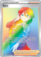 Carte Pokémon Sara 173/163 Rainbow Styles de Combat
