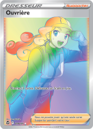 Carte Pokémon Ouvrière 209/195 Rainbow Tempête Argentée