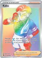 Carte Pokémon Kabu 077/073 Rainbow La Voie du Maître