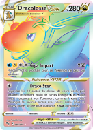 Carte Pokémon Dracolosse-VSTAR 081/078 Rainbow Pokémon GO (JCC)