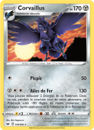 Carte Pokémon Corvaillus 135/202 Rare Épée et Bouclier (JCC)