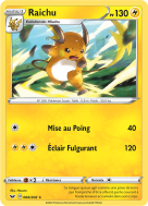 Carte Pokémon Raichu 066/202 Rare Épée et Bouclier (JCC)