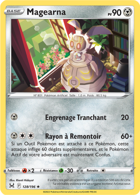 Carte Pokémon Magearna 128/196 Rare Origine Perdue