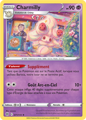 Carte Pokémon Charmilly 071/172 Rare Stars Étincelantes