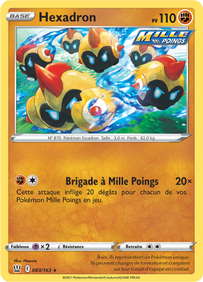 Carte Pokémon Hexadron 083/163 Rare Styles de Combat