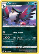 Carte Pokémon Corboss 107/195 Rare Tempête Argentée