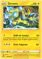 Carte Pokémon Zeraora 056/195 Rare Tempête Argentée