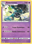 Carte Pokémon Golemastoc 077/189 Rare Ténèbres Embrasées