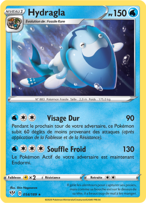 Carte Pokémon Hydragla 054/189 Rare Ténèbres Embrasées
