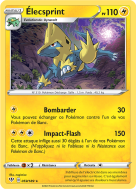 Carte Pokémon Élecsprint 059/189 Rare Ténèbres Embrasées