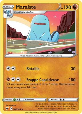 Carte Pokémon Maraiste 084/185 Rare Voltage Éclatant