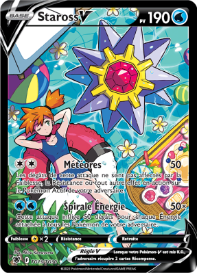 Carte Pokémon Staross-V TG13/TG30 Trainer Gallery Astres Radieux