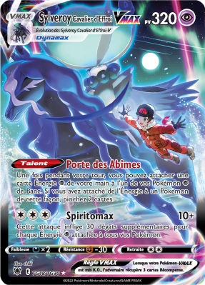 Carte Pokémon Sylveroy Cavalier d'Effroi-VMAX TG18/TG30 Trainer Gallery Astres Radieux