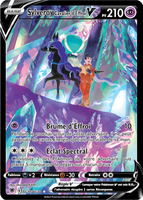 Carte Pokémon Sylveroy Cavalier d'Effroi-V TG17/TG30 Trainer Gallery Astres Radieux