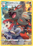 Carte Pokémon Arcanin de Hisui TG08/TG30 Trainer Gallery Origine Perdue