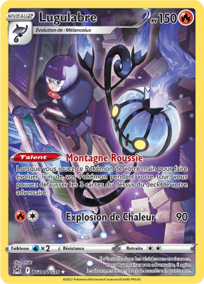 Carte Pokémon Lugulabre TG04/TG30 Trainer Gallery Origine Perdue