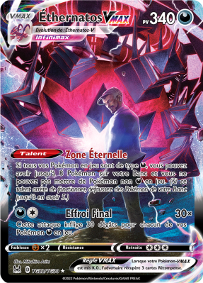 Carte Pokémon Éthernatos-VMAX TG22/TG30 Trainer Gallery Origine Perdue