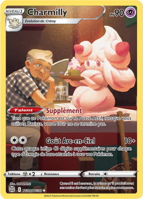 Carte Pokémon Charmilly TG08/TG30 Trainer Gallery Stars Étincelantes